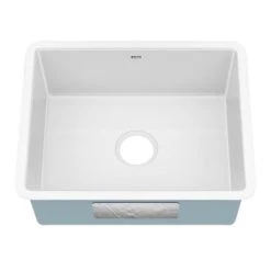 Kraus Sales Shop 32 Kraus Pintura 21" Undermount Porcelain Enameled Steel Single Bowl Kitchen Sink - Glossy