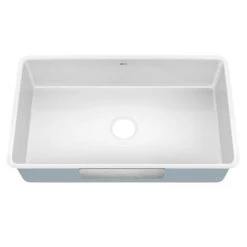 Kraus Sales Shop 26 Kraus Pintura 32" Undermount Porcelain Enameled Steel Single Bowl Kitchen Sink - Glossy