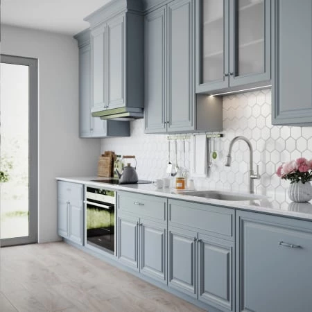 Kraus 31-1/2" Single Basin 16 Gauge Stainless Steel Kitchen Sink for Undermount Installations - Basin Rack and Basket Strainer Included 6 Kraus 31-1/2" Single Basin 16 Gauge Stainless Steel Kitchen Sink for Undermount Installations - Basin Rack and Basket Strainer Included - Image 4