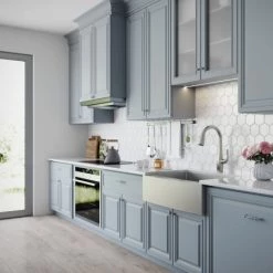 Kraus 35-7/8" Single Basin 16 Gauge Stainless Steel Kitchen Sink for Farmhouse Installations with Apron Front - Basin Rack and Basket Strainer Included 11 Kraus 35-7/8" Single Basin 16 Gauge Stainless Steel Kitchen Sink for Farmhouse Installations with Apron Front - Basin Rack and Basket Strainer Included -Kraus Sales Shop khf200 36 04