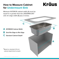 Kraus Premier Kitchen 32" Undermount Double Basin Stainless Steel Kitchen Sink with Basin Rack, Basket Strainer, and Garbage Dispsoal -Kraus Sales Shop kraus kbu24 100 75mb alternate view 28