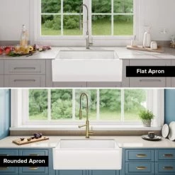 Kraus Turino 33" Farmhouse Single Basin Fireclay Kitchen Sink with Basin Rack and Sound Dampening 13 Kraus Turino 33" Farmhouse Single Basin Fireclay Kitchen Sink with Basin Rack and Sound Dampening -Kraus Sales Shop kraus kfr1 33gwh alternateview5