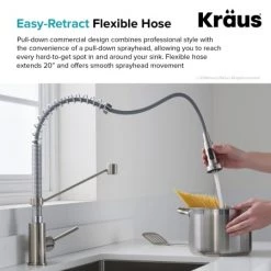 Kraus Pax 31-1/2" Undermount Single Basin Stainless Steel Kitchen Sink with Deck Mounted 1.8 (GPM) Pre-Rinse Kitchen Faucet with Soap Dispenser 13 Kraus Pax 31-1/2" Undermount Single Basin Stainless Steel Kitchen Sink with Deck Mounted 1.8 (GPM) Pre-Rinse Kitchen Faucet with Soap Dispenser -Kraus Sales Shop kraus khu32 1610 53 alternate image 1029