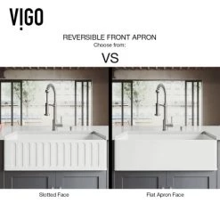 Vigo Matte Stone 33" Farmhouse Single Basin Matte Stone™ Kitchen Sink with Basin Rack, Basket Strainer and Cutting Board 12 Vigo Matte Stone 33" Farmhouse Single Basin Matte Stone™ Kitchen Sink with Basin Rack, Basket Strainer and Cutting Board -Kraus Sales Shop vigo vgra3318csk1 alternate image 243