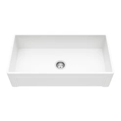 Vigo 36" Farmhouse Single Basin Matte Stone⢠Kitchen Sink
