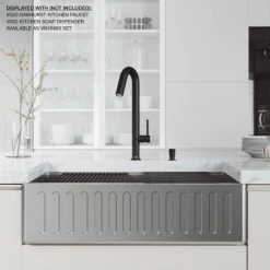 Vigo Oxford 36" Farmhouse Single Basin Stainless Steel Kitchen Sink with Basin Rack, Basket Strainer, and Cutting Board 12 Vigo Oxford 36" Farmhouse Single Basin Stainless Steel Kitchen Sink with Basin Rack, Basket Strainer, and Cutting Board -Kraus Sales Shop vigo vgs3620sa alternate image 269